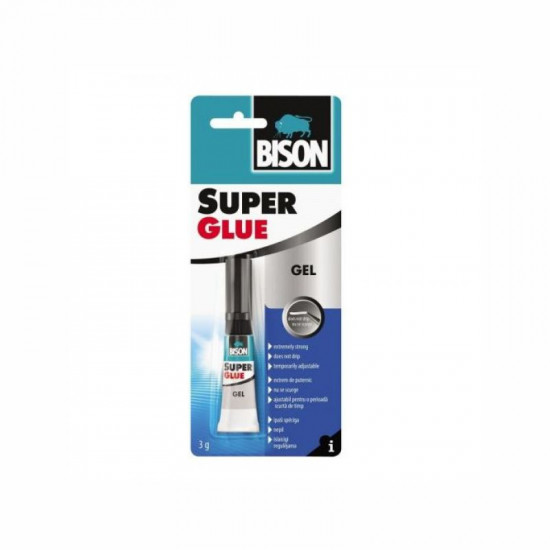 Bison Κόλλα Gel Στιγμής Super Glue Μικρού Μεγέθους 3gr