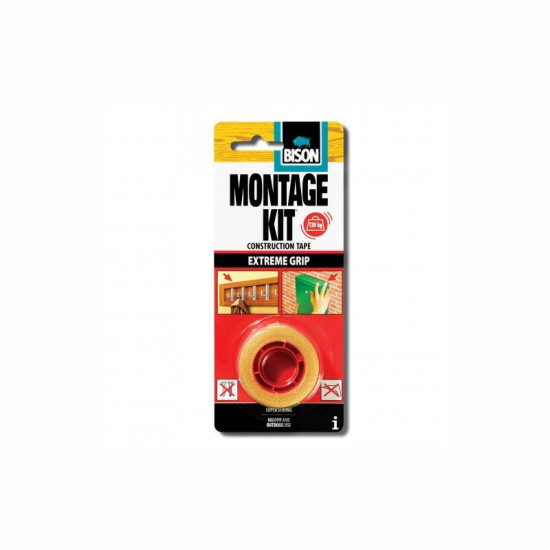 Bison Ταινία Διπλής Όψης Montage Kit 19mm x 1.5m