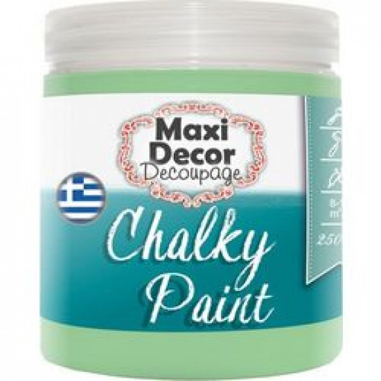 Χρώμα Κιμωλίας 250ml Maxi Decor Chalky 512 Φυστικί