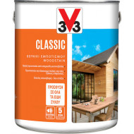 Βερνίκι εμποτισμού V33 Lasure Classic Woodstain 0.75 L άχρωμο 