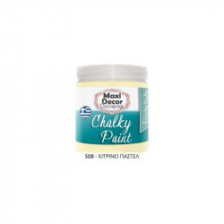 Χρώμα Κιμωλίας 250ml Maxi Decor Chalky 508 Κίτρινο παστέλ