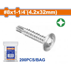 WADFOW ΛΑΜΑΡΙΝΟΒΙΔΑ ΑΥΤΟΔ/ΤΗ WAFFER 8 Χ 1-1/4" / 4.2 Χ 32mm 200TEM (WXS3914)