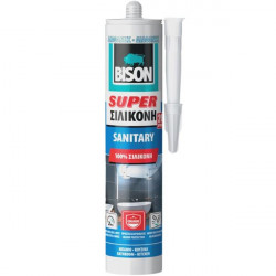 Σιλικόνη Super Αντιμουχλική Για Είδη Υγιεινής Sanitary Διάφανη 280ml 66948 Bison 