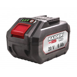 RAIDER R20 ΜΠΑΤΑΡΙΑ Li-ion 20V 6Ah RDP-R20 131161 