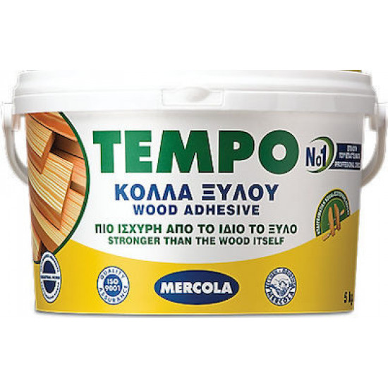 Κόλλα Ξύλου Κρυσταλλική 500 Γραμμαρίων Tempo Mercola 