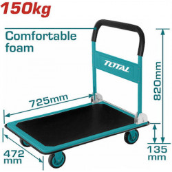 TOTAL ΠΛΑΤΦΟΡΜΑ ΜΕΤΑΦΟΡΑΣ ΠΤΥΣΣΟΜΕΝΗ 150Kg (THTHP11502)