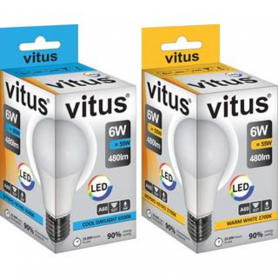 LED ΘΕΡΜΟ A60/A80/A95 E27 240V VITUS/EUROLAMP/VITOONE