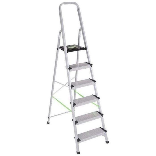 Σκάλα Αλουμινίου Hobby XXL 5+1 Σκαλοπάτια Υψος 124 εκατοστά