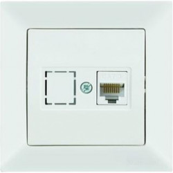 ΠΡΙΖΑ ΔΙΚΤΥΟΥ DATA RJ45 Cat5e ΧΩΝΕΥΤΗ -CANDELA