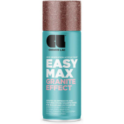 Cosmos Lac Easy Max Granite Effect Διακοσμητικό Σπρέι Βαφής, 400ml, 932 Τερακότα
