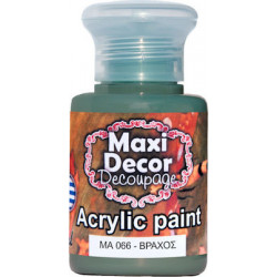 Ακρυλικό χρώμα ΜΑ066-ΒΡΑΧΟΣ 60 ml Maxi Decor