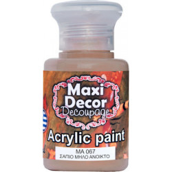 Ακρυλικό χρώμα ΜΑ067-ΣΑΠΙΟ ΜΗΛΟ 60 ml Maxi Decor