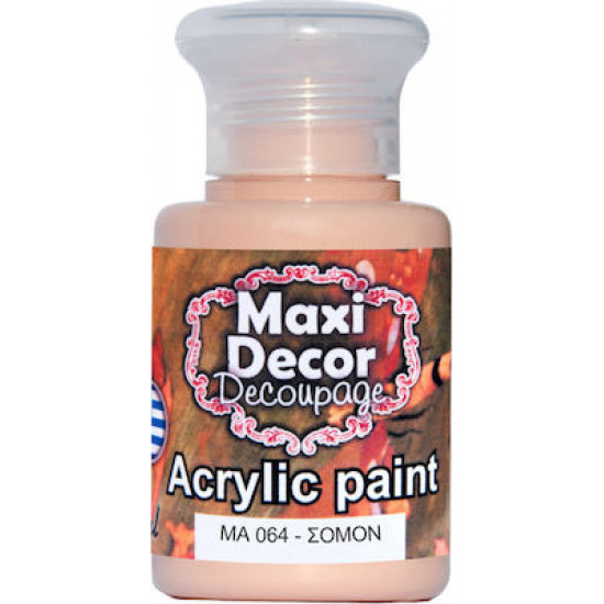 Ακρυλικό χρώμα ΜΑ064-ΣΟΜΟΝ 60 ml Maxi Decor