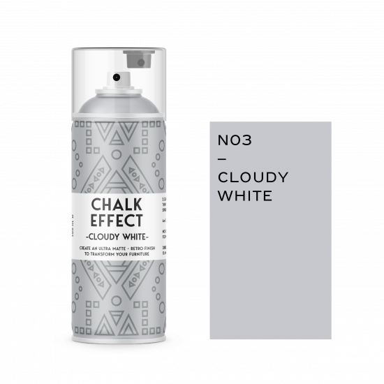  Spray Chalk Effect Cosmos Lac 400ml, Cloudy White N03
