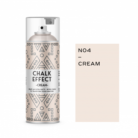 Spray Chalk Effect Cosmos Lac 400ml, Cream N04
