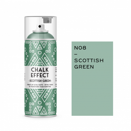 Spray Chalk Effect Cosmos Lac 400ml, Scottish Green N08