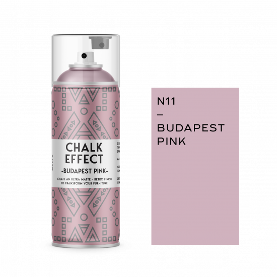 Spray Chalk Effect Cosmos Lac 400ml, Budapest Pink N11