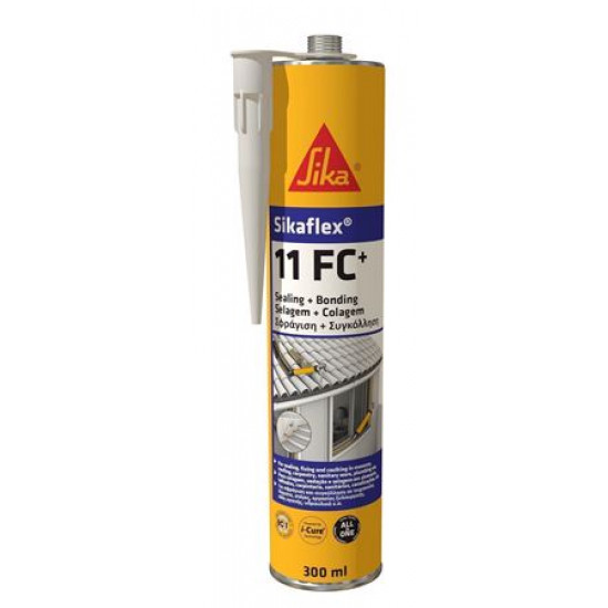 Σιλικόνη Λευκή Πολυουρεθάνης Sikaflex-11FC 300ml