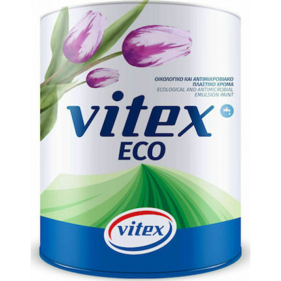 Vitex Eco Λευκό Οικολογικό Αντιμικροβιακό πλαστικό χρώμα 3Lt