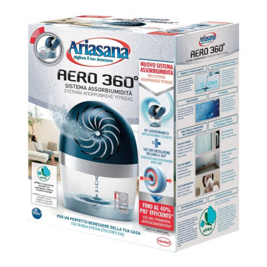 Συλλέκτης υγρασίας ARIASANA Aero 360 σε μορφή ταμπλέτας 450 g