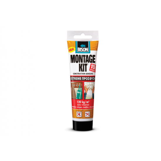 ΚΟΛΛΑ BISON MONTAGE KIT EXTREME ΠΡΟΣΦΥΣΗ 175GR