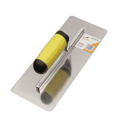 Σπάτουλα Οβάλ STUCCO Inox Μαλακή Λαβή 28x12 T9186/R
