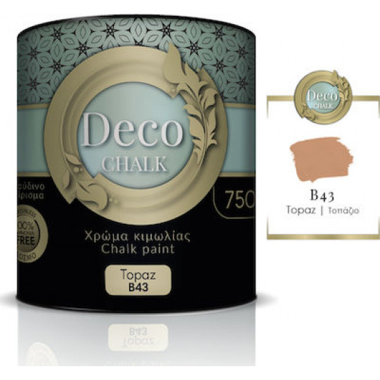 Pellachrom Deco Chalk Paint B43 Τοπάζιο 750ml