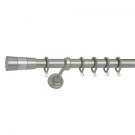 Kουρτινόξυλα Φ25 300cm Dakar Inox