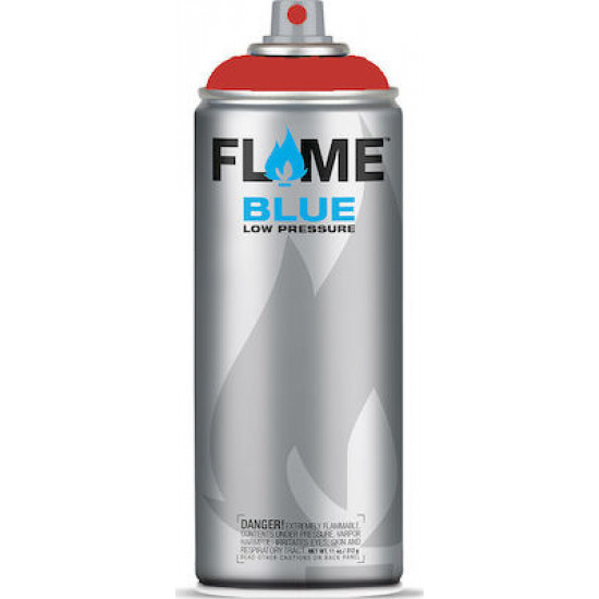 Flame Paint Σπρέι Βαφής FB Ακρυλικό με Ματ Εφέ Fire Red FB-312 400ml 