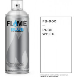 Flame Paint Σπρέι Βαφής FB Ακρυλικό με Ματ Εφέ Pure White FB-900 400ml 