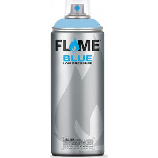 Flame Paint Σπρέι Βαφής FB Ακρυλικό με Ματ Εφέ Light Blue Light FB-504 400ml 