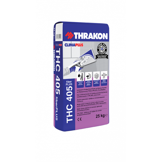 THRAKON 405 PLUS Ινοπλισμένη Κόλλα-Σοβάς 