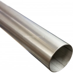 Σωλήνας Inox Κουρτινόξυλου Φ.25 σε Ανοξείδωτο ματ 3ΜΕΤΡΑ
