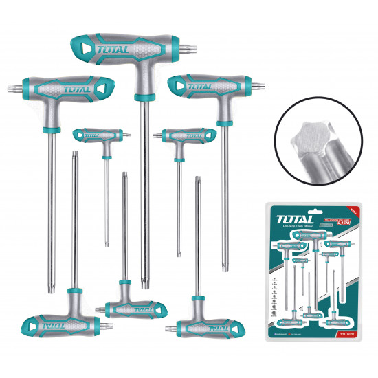 TOTAL ΣΕΤ ΤΑΦ TORX 8ΤΕΜ (THHW8083)