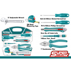 TOTAL ΣΕΤ ΕΡΓΑΛΕΙΑ ΧΕΙΡΟΣ 7ΤΕΜ (THKTHP90076)