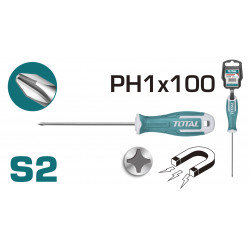 TOTAL ΚΑΤΣΑΒΙΔΙ ΜΑΓΝ. ΣΤΑΥΡΟΥ PH1 X 100mm (THT26PH1100)