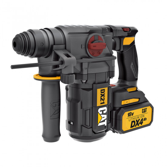 CAT COMBO-09 ΠΕΡΙΣΤΡΟΦΙΚΟ ΠΙΣΤΟΛΕΤΟ 2,2J DX21B + ΚΑΣΕΤΙΝΑ + ΔΩΡΟ 2 ΜΠΑΤΑΡΙΕΣ 4.0Ah DXB4 + ΔΩΡΟ ΦΟΡΤΙΣΤΗΣ DXC4