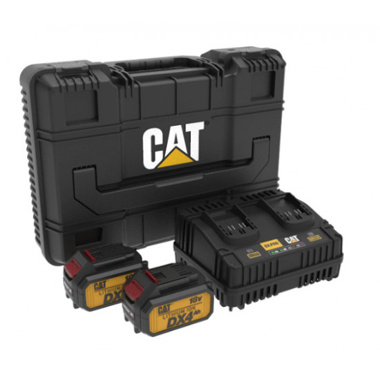 CAT COMBO-07 ΔΡΑΠΑΝΟΚΑΤΣΑΒΙΔΟ ΚΡΟΥΣΤΙΚΟ DX12B + ΜΠΟΥΛΟΝΟΚΛΕΙΔΟ DX72B + ΔΩΡΟ 2 ΚΑΣΕΤΙΝΕΣ + 1+1 ΔΩΡΟ ΜΠΑΤΑΡΙΕΣ 4.0Ah ΜΕ ΔΙΠΛΟ ΦΟΡΤΙΣΤΗ DXK900