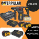 CAT COMBO-09 ΠΕΡΙΣΤΡΟΦΙΚΟ ΠΙΣΤΟΛΕΤΟ 2,2J DX21B + ΚΑΣΕΤΙΝΑ + ΔΩΡΟ 2 ΜΠΑΤΑΡΙΕΣ 4.0Ah DXB4 + ΔΩΡΟ ΦΟΡΤΙΣΤΗΣ DXC4