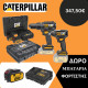 CAT COMBO-07 ΔΡΑΠΑΝΟΚΑΤΣΑΒΙΔΟ ΚΡΟΥΣΤΙΚΟ DX12B + ΜΠΟΥΛΟΝΟΚΛΕΙΔΟ DX72B + ΔΩΡΟ 2 ΚΑΣΕΤΙΝΕΣ + 1+1 ΔΩΡΟ ΜΠΑΤΑΡΙΕΣ 4.0Ah ΜΕ ΔΙΠΛΟ ΦΟΡΤΙΣΤΗ DXK900