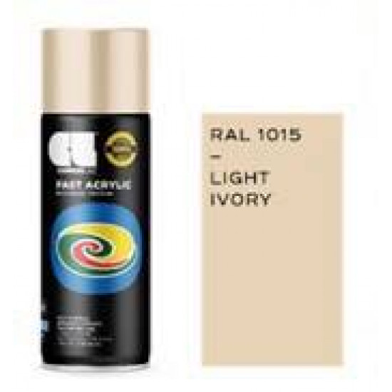 Σπρέι  Traffic Μπέζ RAL1015 LIGHT IVORY 400ml Cosmoslac