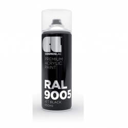 Σπρέι Βαφής Ακρυλικό Premium Acrylic Μαύρο Ral9005 Νο303 Gloss 400ml Cosmoslac