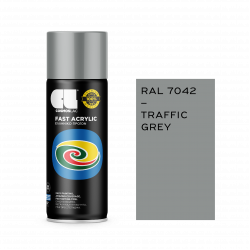 Σπρέι Γκρί Traffic RAL7042 Fast Acrylic 400ml Cosmoslac