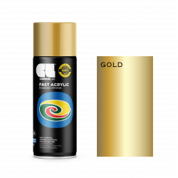 Σπρέι Χρυσό Fast Acrylic 400ml Cosmoslac