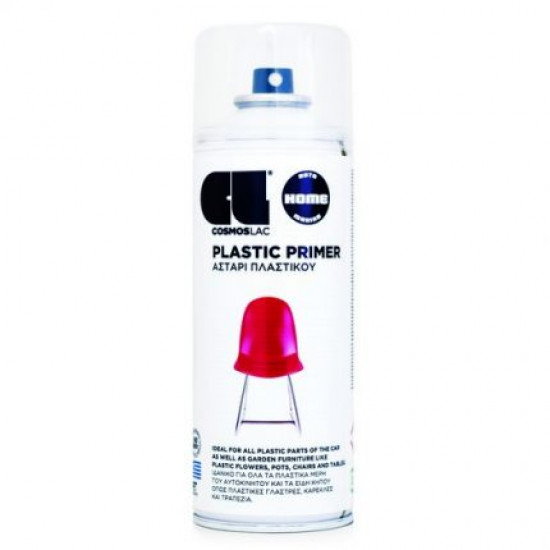Σπρέι Αστάρι Πλαστικού Διάφανο Νο233 Plastic Primer 400ml Cosmoslac
