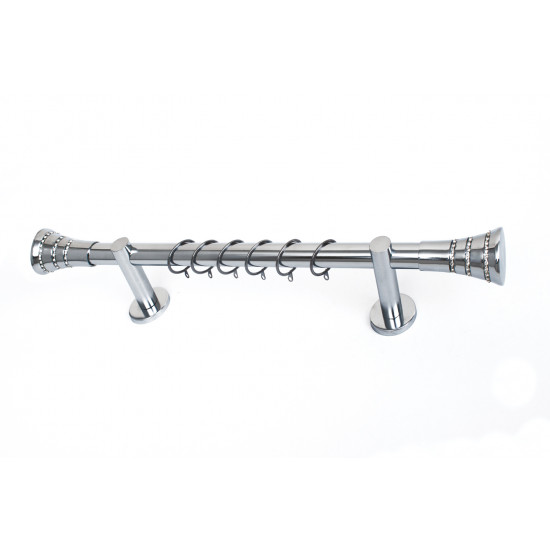 Kουρτινόξυλo BEST Φ25 bo52 2,00m Νίκελ Inox