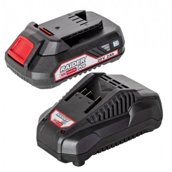 ΕΠΑΓΓΕΛΜΑΤΙΚΟ ΣΕΤ RAIDER R20 ΔΡΑΠΑΝΟ ΠΕΡΙΣΤΡΟΦΙΚΟ ΠΙΣΤΟΛΕΤΟ + RAIDER R20  ΔΡΑΠΑΝΟΚΑΤΣΑΒΙΔΟ Li-ion 20V 