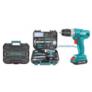 TOTAL ΣΕΤ ΔΡΑΠ/ΒΙΔΟ ΜΠΑΤΑΡΙΑΣ ΛΙΘΙΟΥ 12V 127ΤΕΜ (THKTHP11272)