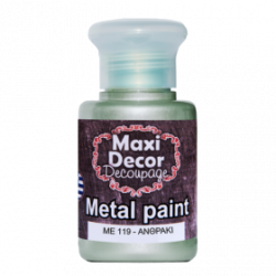 Ακρυλικό Μεταλλικό χρώμα ΜE119-Ανθρακί 60ml Maxi Decor