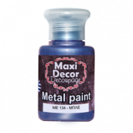 Ακρυλικό Μεταλλικό χρώμα ΜE134-Μπλέ 60ml Maxi Decor